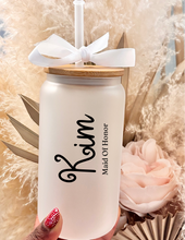 Load image into Gallery viewer, Personalized Name Glass Tumbler
