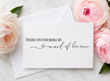 Load image into Gallery viewer, Wedding Party Thank You Card
