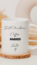 Load image into Gallery viewer, First Christmas Married Mug
