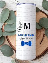Load image into Gallery viewer, Personalized Groomsmen Tumbler
