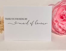 Load image into Gallery viewer, Wedding Party Thank You Card

