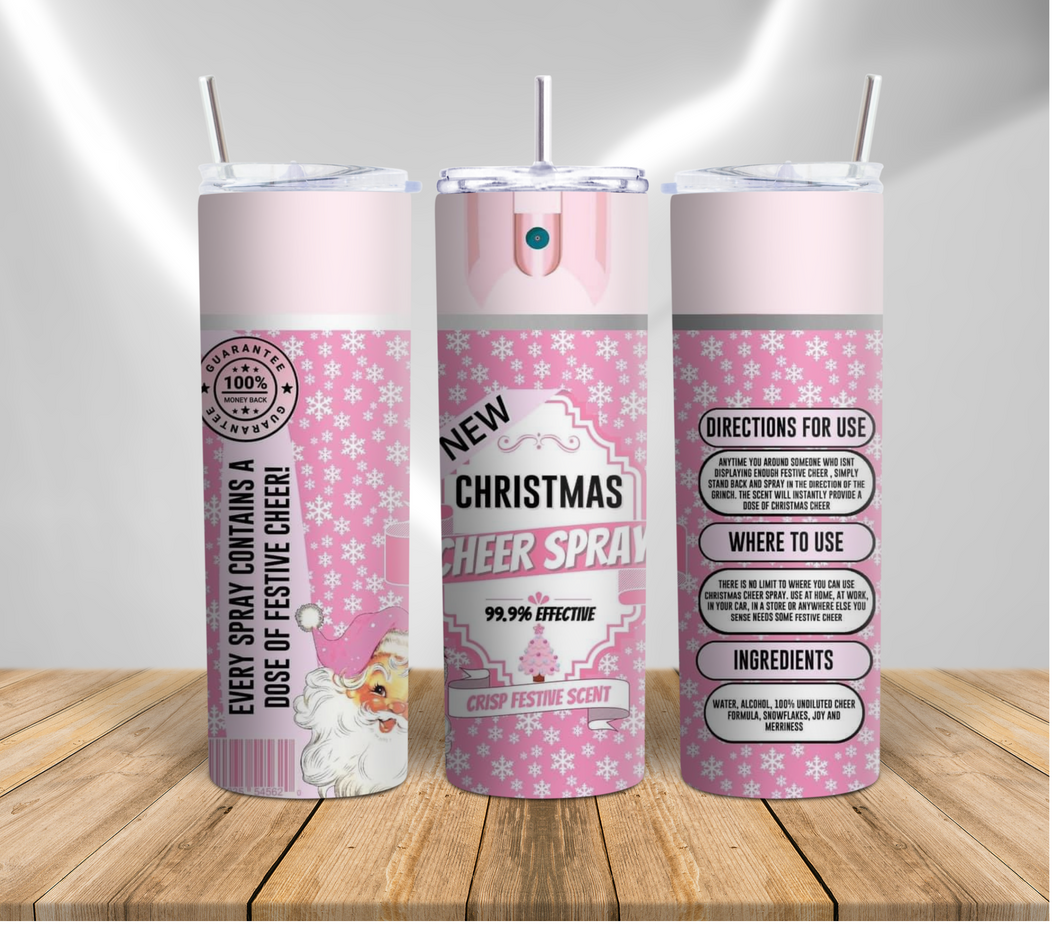 Christmas Cheer Spray Tumbler