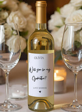 Load image into Gallery viewer, Will You Be My Godmother Wine Label

