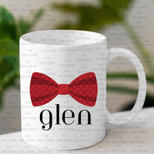 Load image into Gallery viewer, Personalized Bow Tie  Mugs
