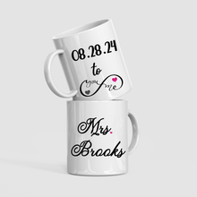 Load image into Gallery viewer, Infinite His and Her Mugs
