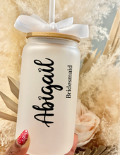 Load image into Gallery viewer, Personalized Name Glass Tumbler
