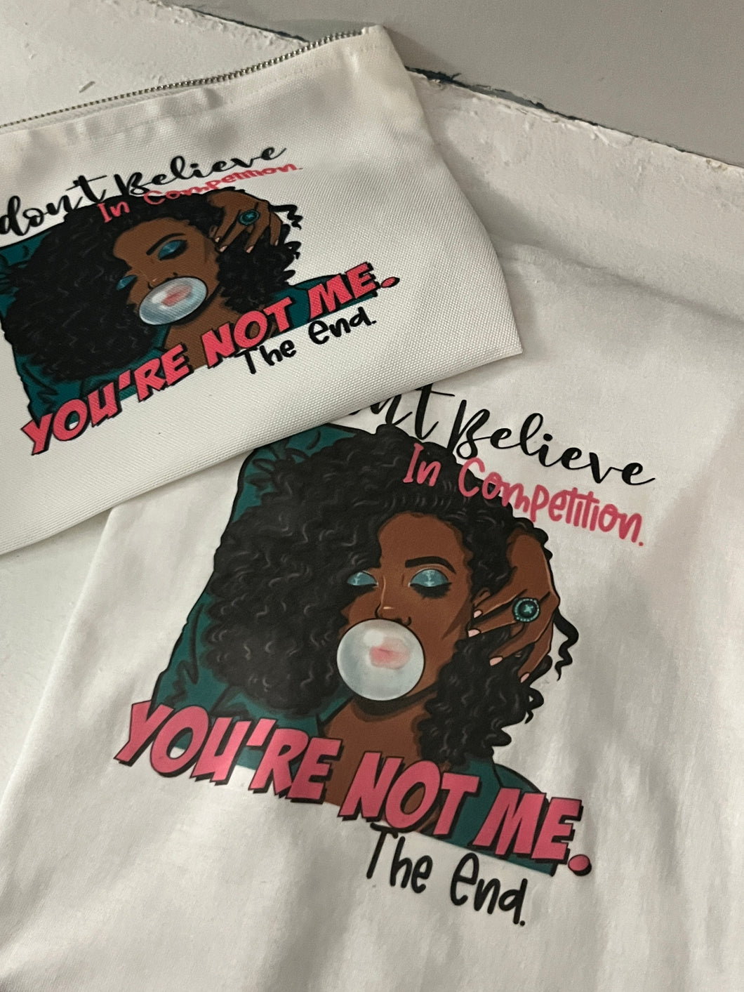 I Don’t Believe In Competition Tote And Make Bag