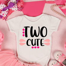 Load image into Gallery viewer, Two Cute Onesie
