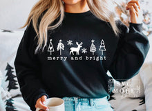 Load image into Gallery viewer, Merry And Bright Sweatshirt
