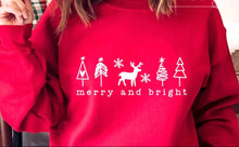 Load image into Gallery viewer, Merry And Bright Sweatshirt
