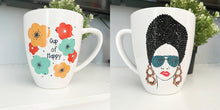 Load image into Gallery viewer, Bling Afro Girl Coffee Mug
