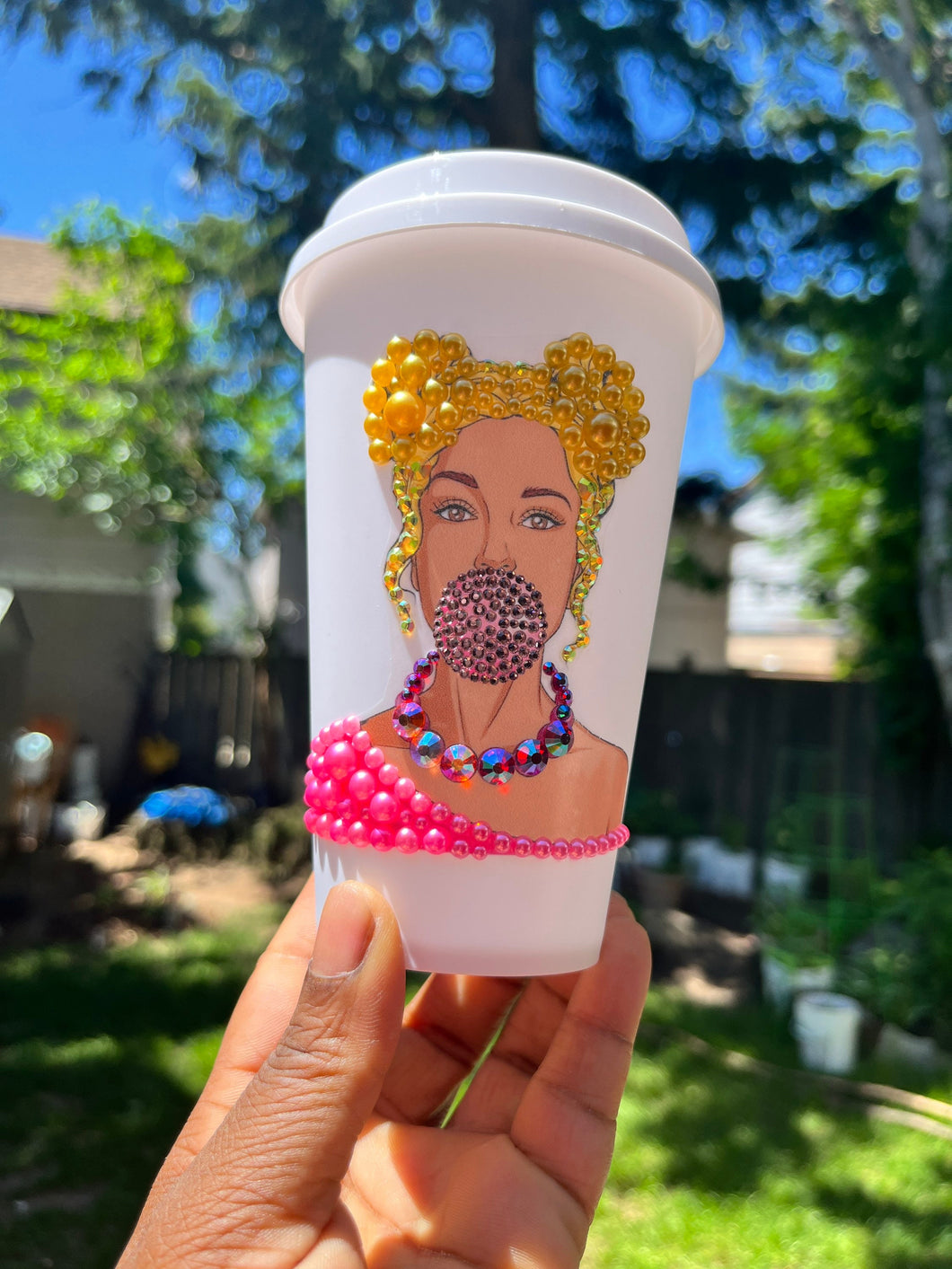 Bling Out Girl Coffee Tumbler