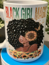 Load image into Gallery viewer, Black Girl Magic Bling Mug
