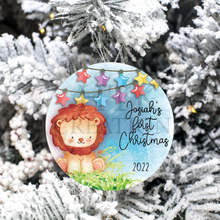 Load image into Gallery viewer, Personalized Boy First Christmas Ornament
