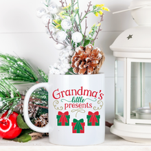 Load image into Gallery viewer, Personalized Grandma and Mom Christmas Mugs
