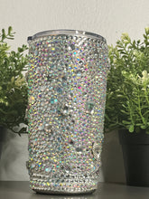 Load image into Gallery viewer, Silver Rhinestone Encrust Tumbler
