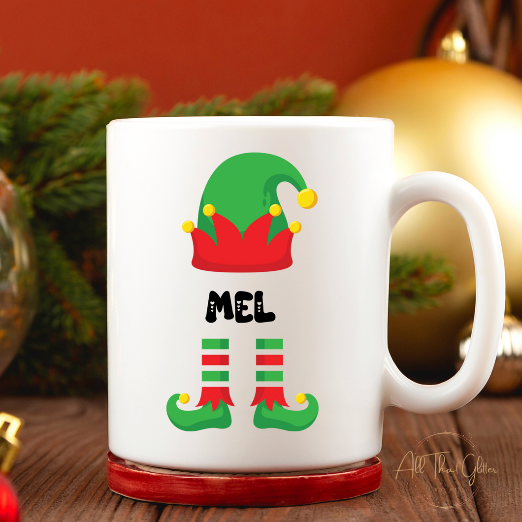 Personalized Elf Mug (Girl)