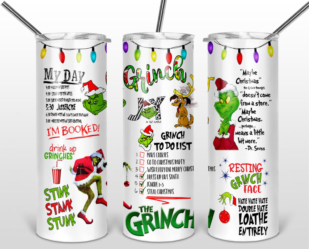 The Grinch Tumblers
