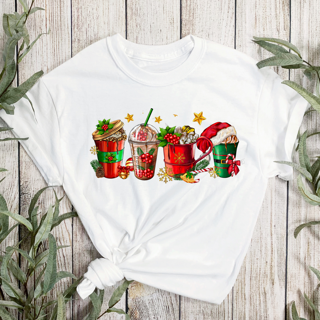 Christmas Coffee Drinks T-Shirts