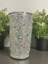 Load image into Gallery viewer, Silver Rhinestone Encrust Tumbler
