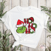 Load image into Gallery viewer, Grinch Ho Ho T-Shirt
